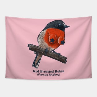 Red Breasted Robin Tapestry