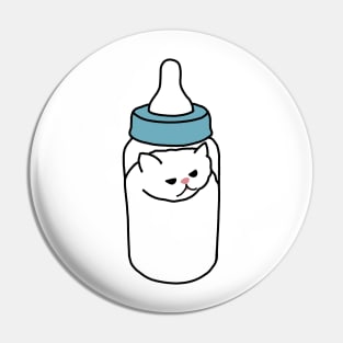 Funny Cat In Milk Bottle Meme Pin