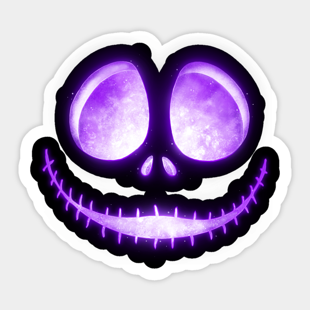 Scary Night- Purple Version - Nightmare Before Christmas - Sticker