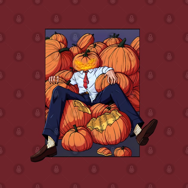 Pumpkin patch man by Fazara