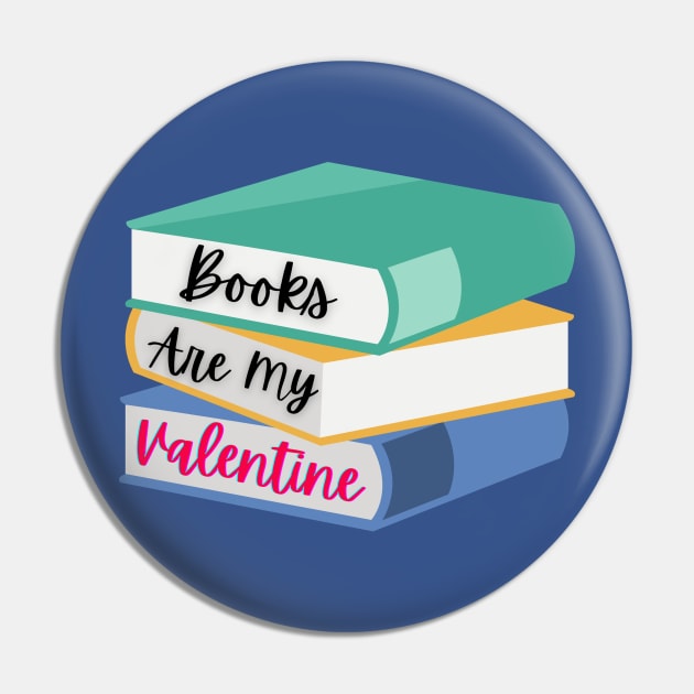 Books Are My Valentine Pin by Pris25