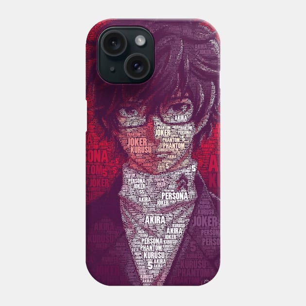 AKIRA KURUSU - Persona 5 Phone Case by QShiro