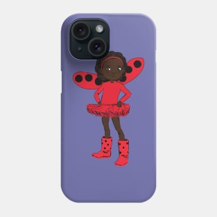 Ladybug Girl Illustration Phone Case