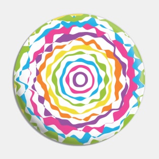 Colorful Circles Back To School Pattern Pin