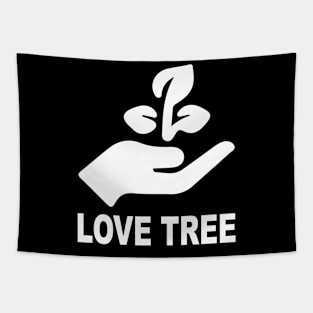 Love Tree Funny Tapestry