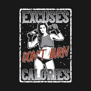 Athletic Girl Motivates To Lose Calories T-Shirt