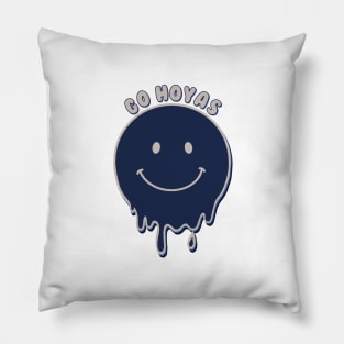 georgetown dripping smiley Pillow