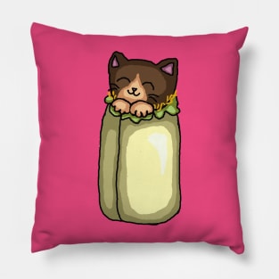 Purrito Burrito Cat Pillow