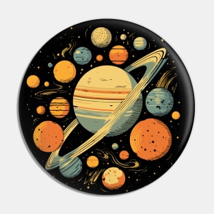 Planets Colour | Colorful planets Pin