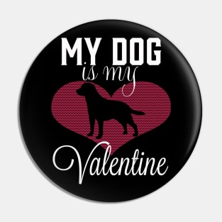 Dog Valentines Pin