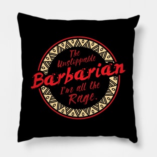 Dungeons & Dragons Barbarian Class Pillow