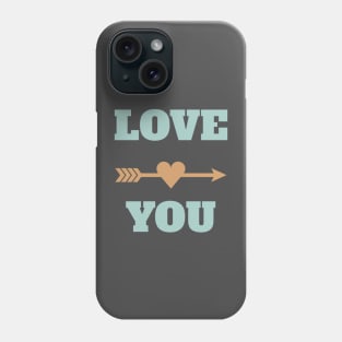 i love you Phone Case