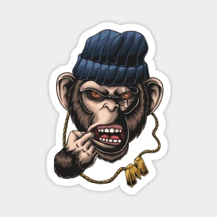 monkey gangster Magnet