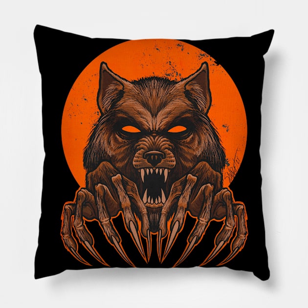 FrightFall2021: Werewolf Pillow by Chad Savage