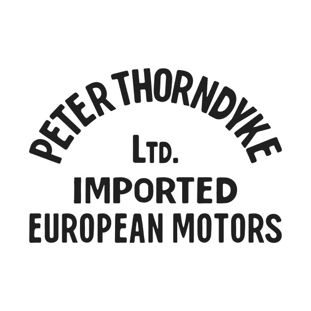 Peter Thorndyke - Small Badge (Black) by jepegdesign