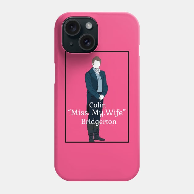 Colin Bridgerton Phone Case by Bookishandgeeky