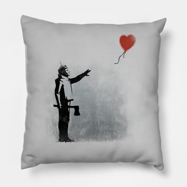 Missing Heart Pillow by Naolito