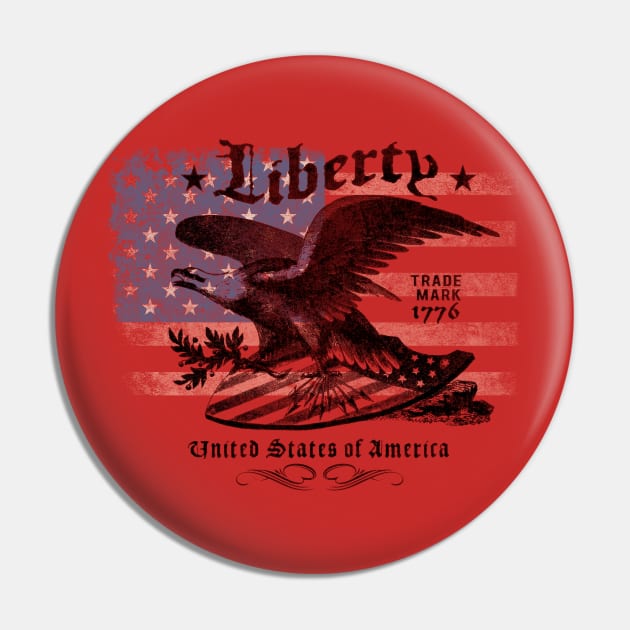 Land of Liberty Pin by teepublickalt69