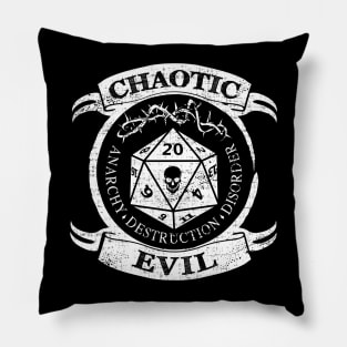 Chaotic Evil RPG Alignment Pillow