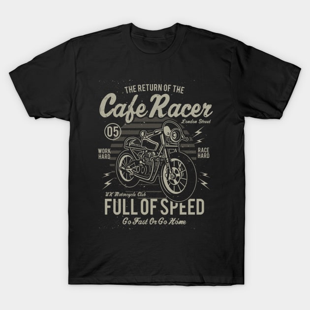 Return Of The Cafe Racers Tshirt Return Of The Cafe Racers Tshirt