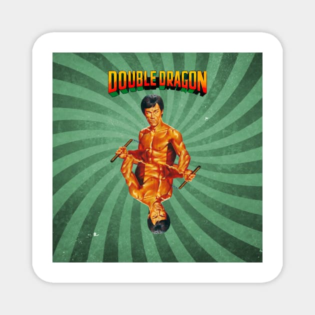 Enter the Double Dragon! Magnet by Tintorera