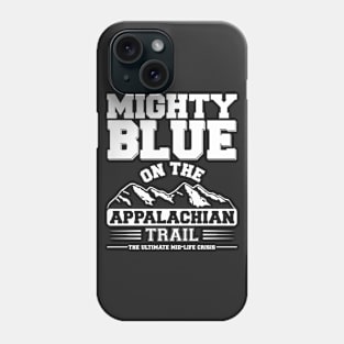 Mighty Blue design (all white) Phone Case