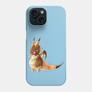 Kawaii Ice Cream Dragon - Without Background Phone Case