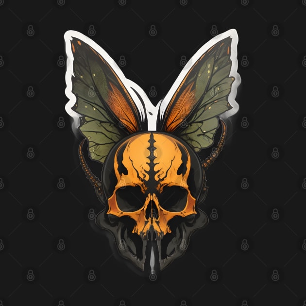 Butterfly skull by Spaceboyishere