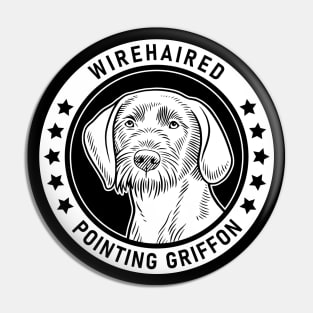 Wirehaired Pointing Griffon Fan Gift Pin