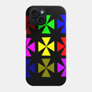 Rainbow flowers Phone Case