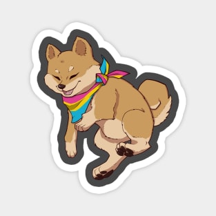 Pansexual Pride Shiba Inu Magnet