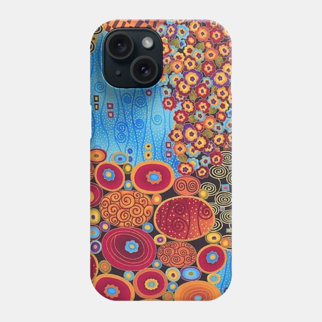 Gustav Klimt  - Pattern Phone Case by CozyCanvas