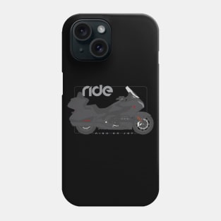 Ride gold wing tour black Phone Case