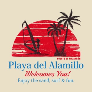 Red Sun - Playa del Alamillo T-Shirt