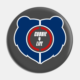 Cubbieblue4life Logo Pin