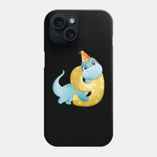 9th Birthday Cute Little Dinosaur Phone Case