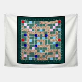 Scrabble by babies Tapestry
