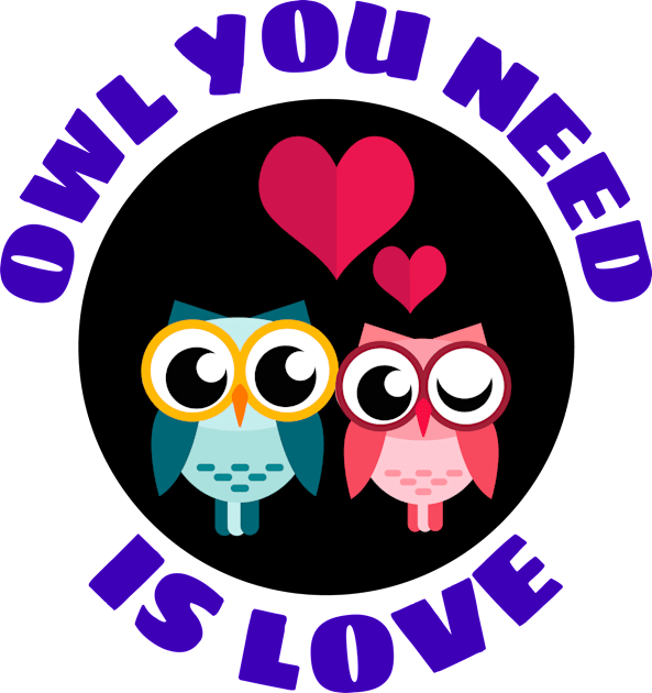 Owl You Need Is Love | Owl Pun Kids T-Shirt by Allthingspunny