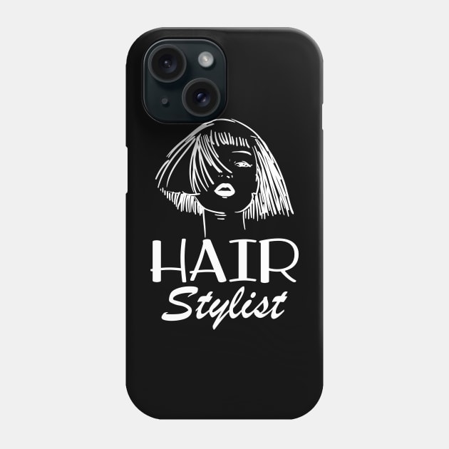 Hair Stylist Phone Case by KC Happy Shop