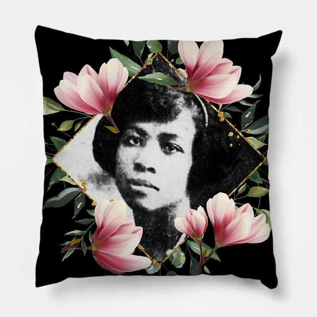Amy Jacques Garvey Pillow by TheLiterarian