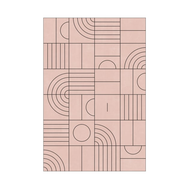 My Favorite Geometric Patterns No.20 - Pale Pink by ZoltanRatko