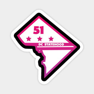 Dc statehood 51st Magnet