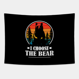 I-choose-the-bear Tapestry