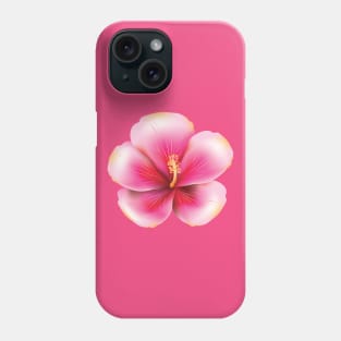 Pink hibiscus Phone Case