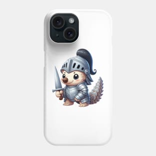 Cute Pangolin Knight Phone Case