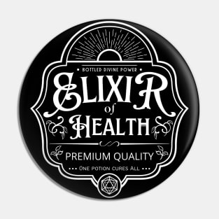 Elixir of Health: White Version Pin