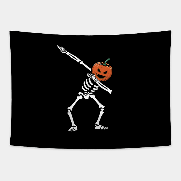 Dabbing Skeleton Tapestry by monolusi