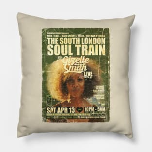 POSTER TOUR - SOUL TRAIN THE SOUTH LONDON 63 Pillow