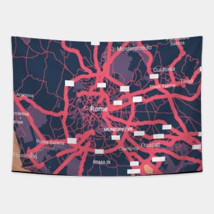 Rome colour map Tapestry