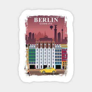 Berlin Travel Poster Magnet